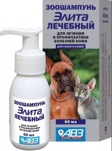Шампунь Элита лечебный для собак и кошек